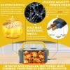 imageBuddew 15L 304 Stainless Steel Inner Container with Compartments Electric Lunch Box Removable Replacement Tray with Sealed Silicone Cover Easy to Clean Eco Friendly and Dishwasher SafeYellow