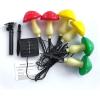 imageBuddew Solar String Lights Outdoor Fairy Light with 6 Mushroom Toadstool Solar Mushroom Lights Decorations with Multiple Lighting Modes Cute Shaped Mushroom Fairy Lights Garden Landscape Lights
