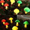 imageBuddew Solar String Lights Outdoor Fairy Light with 6 Mushroom Toadstool Solar Mushroom Lights Decorations with Multiple Lighting Modes Cute Shaped Mushroom Fairy Lights Garden Landscape Lights