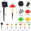 imageBuddew Solar String Lights Outdoor Fairy Light with 6 Mushroom Toadstool Solar Mushroom Lights Decorations with Multiple Lighting Modes Cute Shaped Mushroom Fairy Lights Garden Landscape Lights