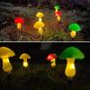imageBuddew Solar String Lights Outdoor Fairy Light with 6 Mushroom Toadstool Solar Mushroom Lights Decorations with Multiple Lighting Modes Cute Shaped Mushroom Fairy Lights Garden Landscape Lights