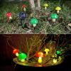 imageBuddew Solar String Lights Outdoor Fairy Light with 6 Mushroom Toadstool Solar Mushroom Lights Decorations with Multiple Lighting Modes Cute Shaped Mushroom Fairy Lights Garden Landscape Lights