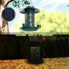 imageSolar Bird Feeders for Outdoors Hanging Bring Three Water Cups  Premium Grade Metal Wild Bird Feeders ChewProof Weather and Water Resistant Bird feeders Outside and Garden Decoration Green