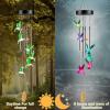 imageSolar Wind Chime Solar Hummingbird Wind Chimes OutdoorIndoor for mommomgrandma GiftsBirthday Gifts for mom Outdoor DecorYard Decorations Memorial Wind Chimesmoms Best Gifts